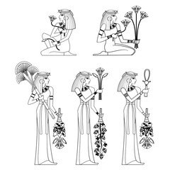 Egyptian hieroglyph and symbol.