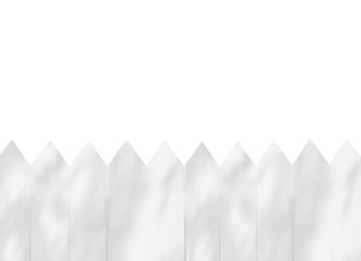 fence wood isolated on white background.