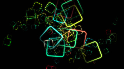 Abstract square background design illustration