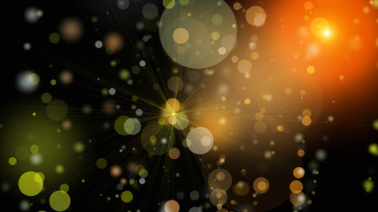 Obraz na płótnie Canvas Futuristic particle background design illustration with lights