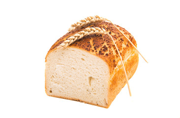 Loaf of bread isolated