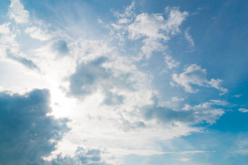 Obraz premium Cloud clear sky for background