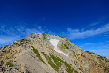 北アルプス　五竜岳