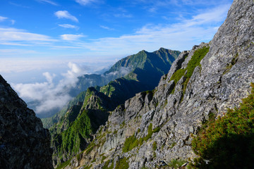 北アルプス　八峰キレットと鹿島槍ヶ岳