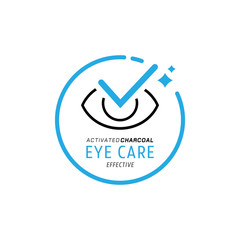 eye care benefit logo with check mark icon