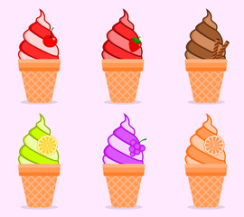 Ice creams collection