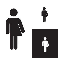 Gender Neutral Bathroom Sign Person