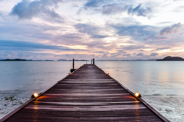 Obraz na płótnie Canvas Sunrise over the Andaman Sea