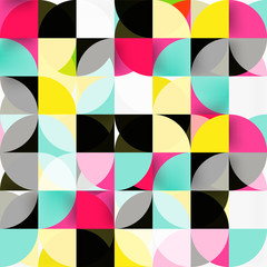 Modern geometrical abstract background circles