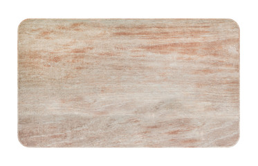 Old Wood plank isolated on white background.