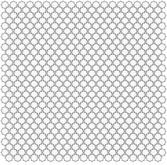 A digital design incorporating an 8 pointed star. Seamless Line Mesh Lace Weaving pattern. Simple monochrome geometric background. Decor Fabric and Textile usage. Digital design.