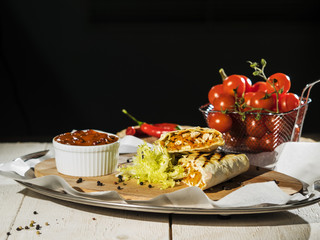 Spring Rolls With Sauce