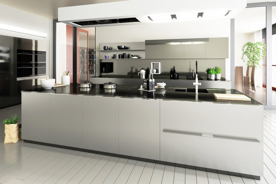 Modern designed kitchen