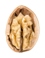 Cracked Walnuts (isolated on white)