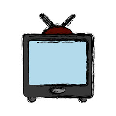 retro television icon