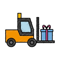 forklift truck icon