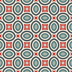 Seamless pattern with ethnic and tribal motif. Abstract background with geometric ornament.