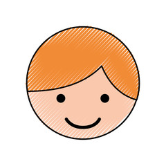 cute little boy character vector illustration design