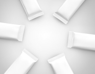 Blank food package mockup