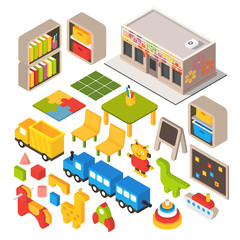 Vector isometric playground