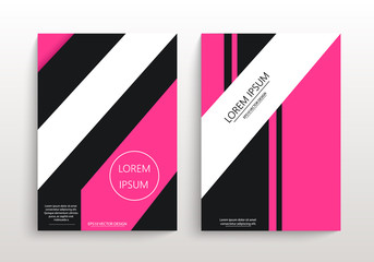 Covers with minimal design. Geometric backgrounds for your design. Applicable for Banners, Annual Report, Magazine, Poster, Corporate Presentation, Portfolio, Flyer, layout. Eps10 vector template