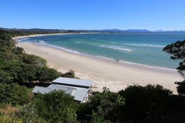 Byron Bay beaches in New South Wales Australia
