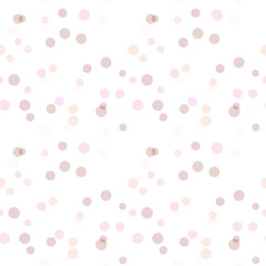 Modern Abstract Vector  Confetti Background. Seamless  dots pattern. Festive party repeat.