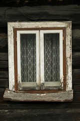 Old wooden house in the village