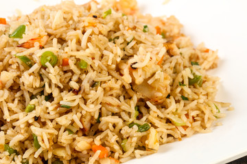 Fried rice with prawn