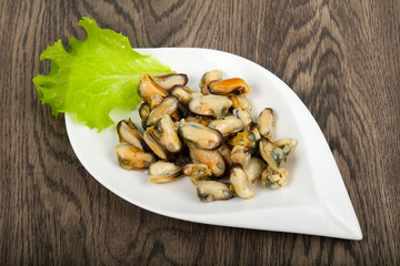 Pickled mussels