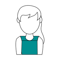 woman avatar vector illustration