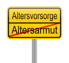Retirement Provision - Poverty among the elderly - in german