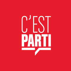 c'est parti !