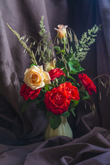 bouquet of beautiful roses