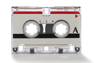 Naklejka premium Retro Tape Cassette Isolated 