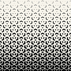 seamless geometric halftone abstract pattern background