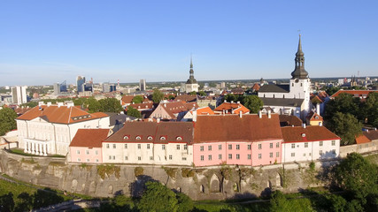 Fototapeta premium Aerial view of Tallinn, Estonia