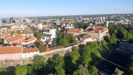 Aerial view of Tallinn, Estonia