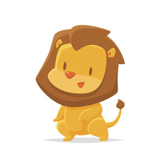 Cartoon lion vector