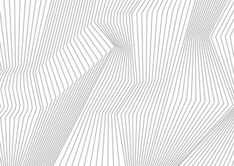 Abstract grey lines refraction vector background © saicle