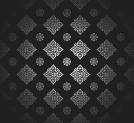 Thai Art Background pattern vector
