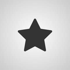 Fototapeta premium Vector star icon illustration. Template for design