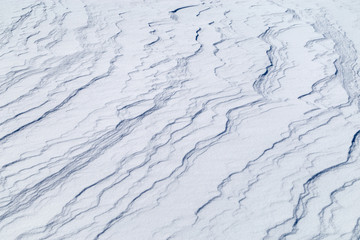 Image with a snowy texture