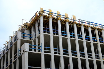 New building on construction