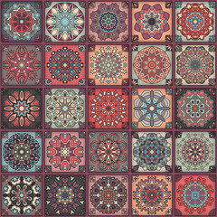 Seamless pattern. Vintage decorative elements. Hand drawn background. Islam, Arabic, Indian, ottoman motifs. Perfect for printing on fabric or paper.