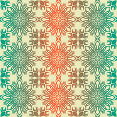 Royal wallpaper seamless floral pattern, Luxury background