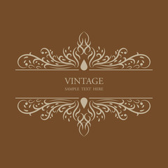Vintage Frame, Creative Design Templates