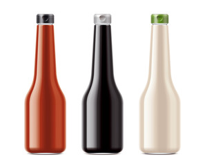 Blank bottles for sauces