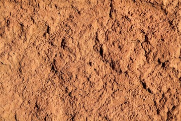 Texture of dry clay