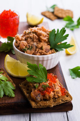Pate of smoked salmon